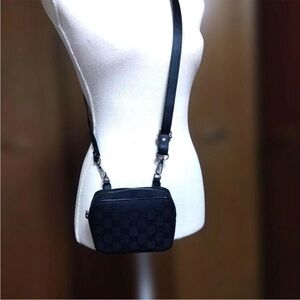 Gucci Black Patterned Crossbody Bag
